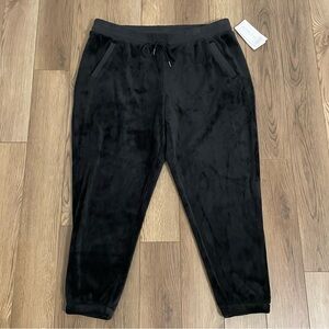 Athleta Recover Cozy‎ Black Joggers NEW